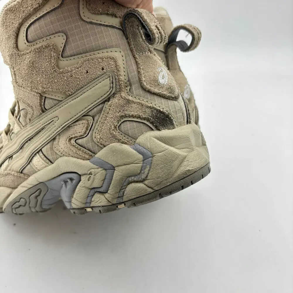 ASICS GEL Nandi Hi Tan Suede Trail Sneaker Boots Mens 11.5 Tactical Gorpcore